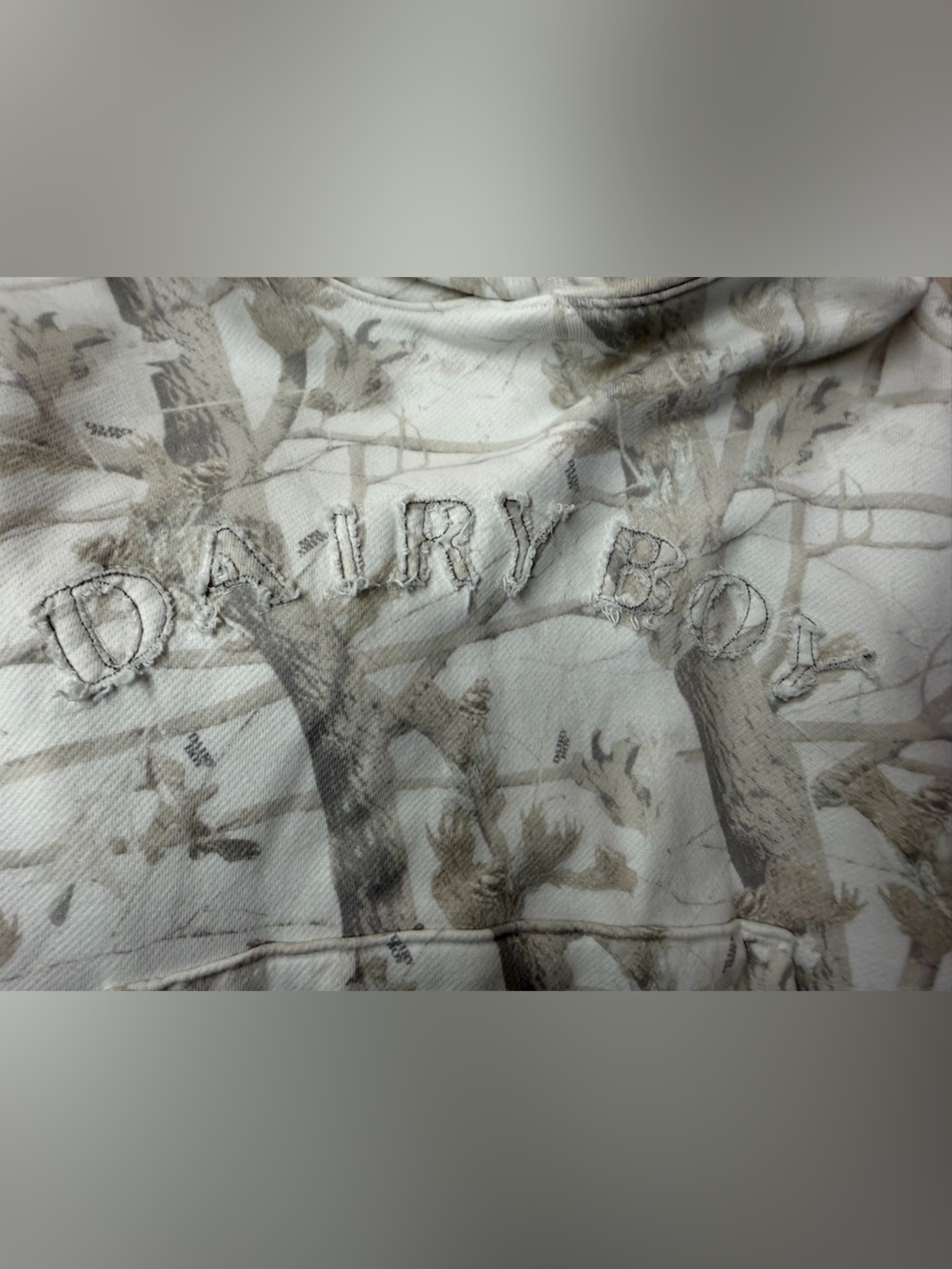 Dairy Boy Camo Hoodie Sweatshirt - Picture 5 of 5